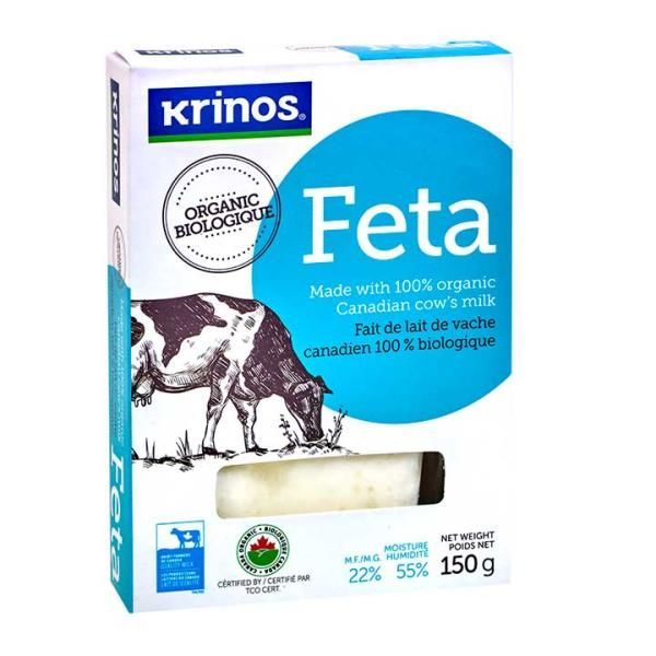 Krinos Organic Feta Cheese 150gr
